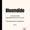 Bloomdido - Hank Jones Solo - Transcription by Arnaud Quercy