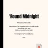 ’Round Midnight - Thelonious Monk Solo - Transcription By Arnaud Quercy